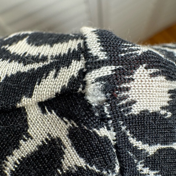 Banana Republic Women’s Black & White Silk/Cotton Floral Midi Dress Size M - Picture 4 of 9